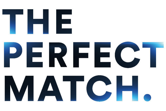 Schriftzug "The Perfect Match"