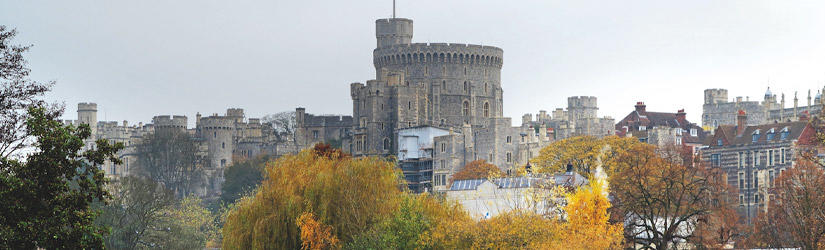 Blick über die Themse auf das Windsor Castle